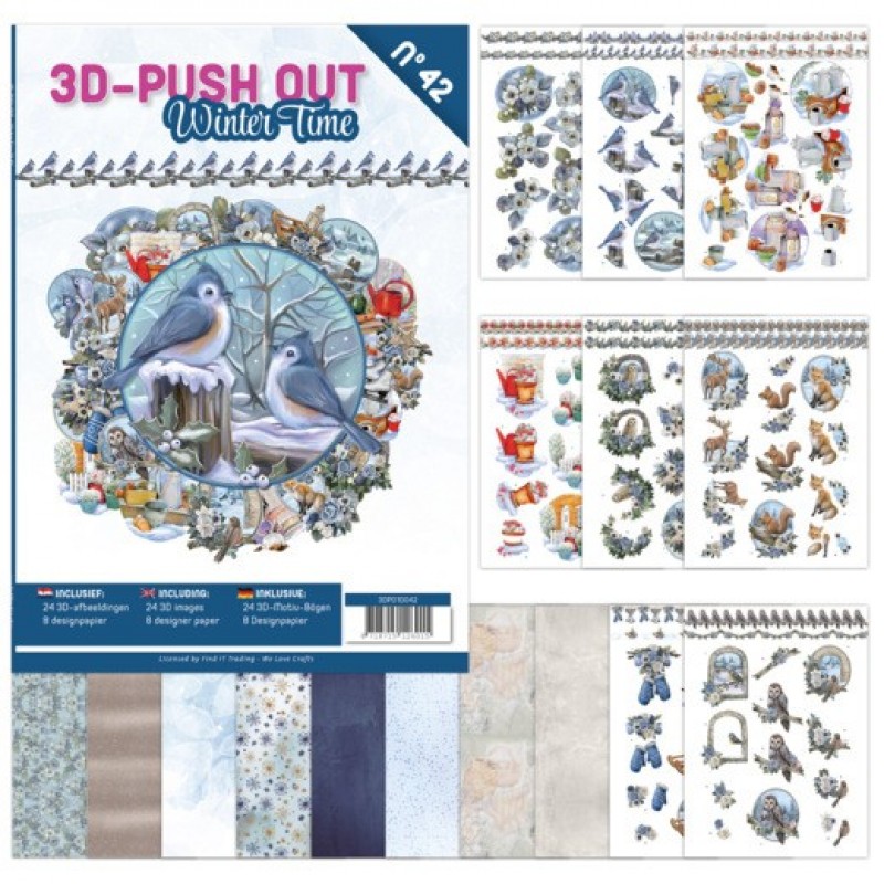 3D Push Out book 42 - Winter Time