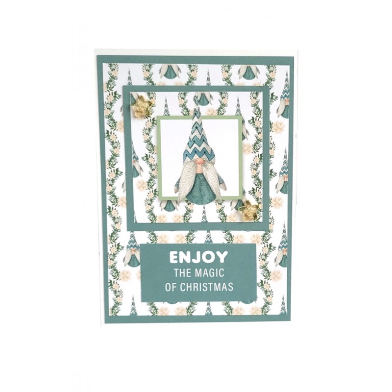 The Paper Boutique A Gnome Family Christmas Frames & Insert Papers for 6x6 Cards
