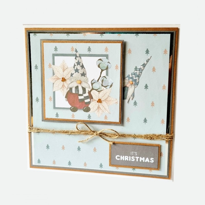 The Paper Boutique A Gnome Family Christmas Frames & Insert Papers for 6x6 Cards