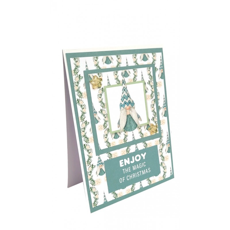 The Paper Boutique A Gnome Family Christmas Frames & Insert Papers for 6x6 Cards