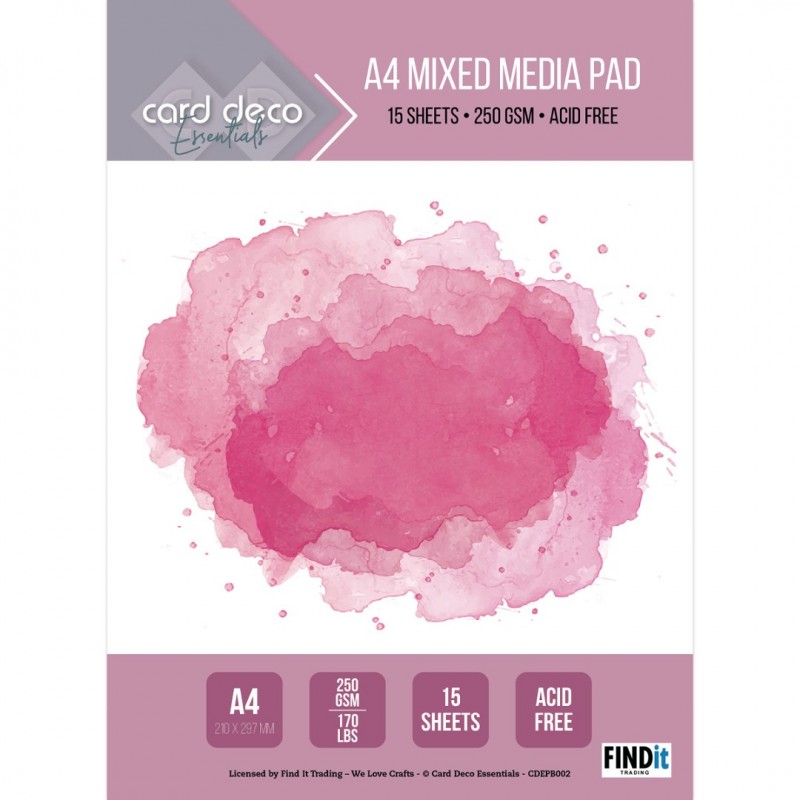 Card Deco Essentials - Mixed Media Pad (A4)