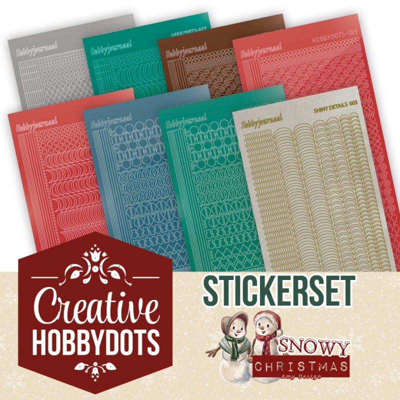 Creative Hobbydots Stickerset 40 - Amy Design - Snowy Christmas