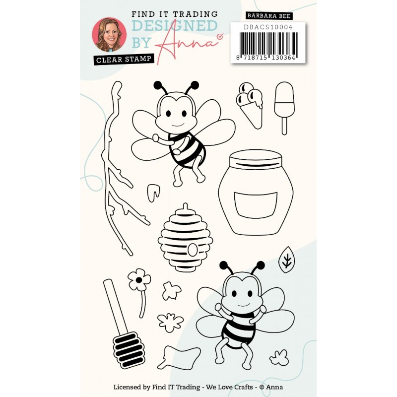 Designed by Anna - Mix and Match Clear Stamps - Barbara Bee