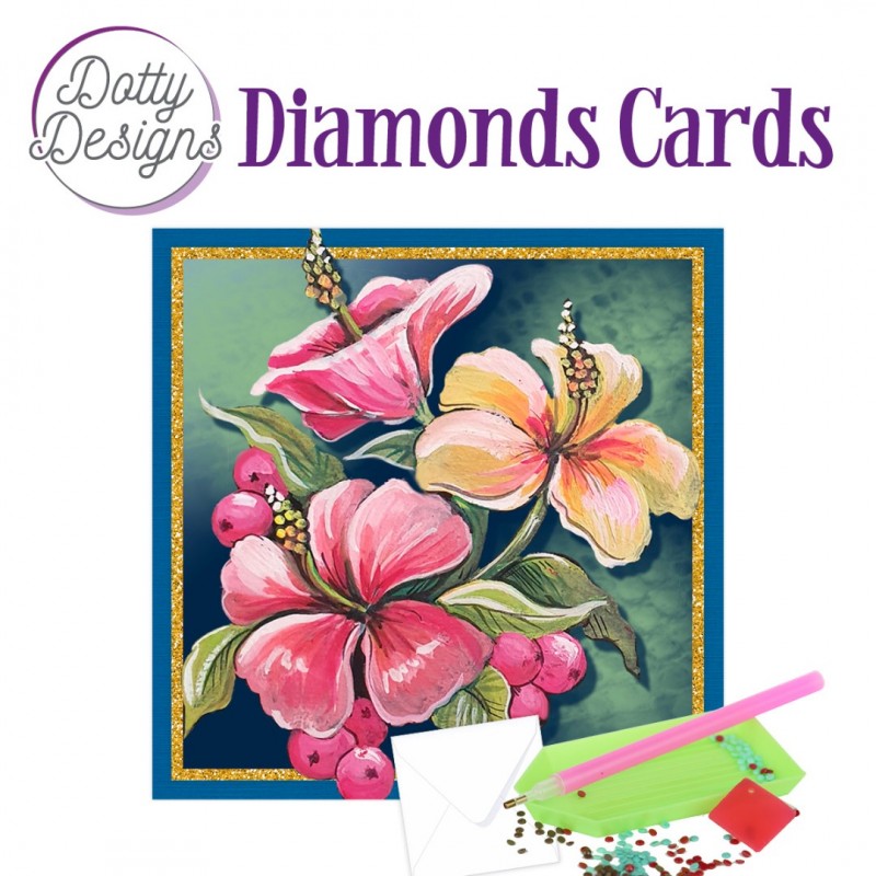 Dotty Designs Diamond Cards - Beautiful Flowers