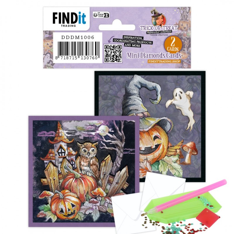 Dotty Designs Mini Diamond Cards set - Trick or Treat