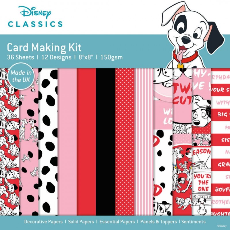 101 Dalmatians - Card Making 8x8 Pad