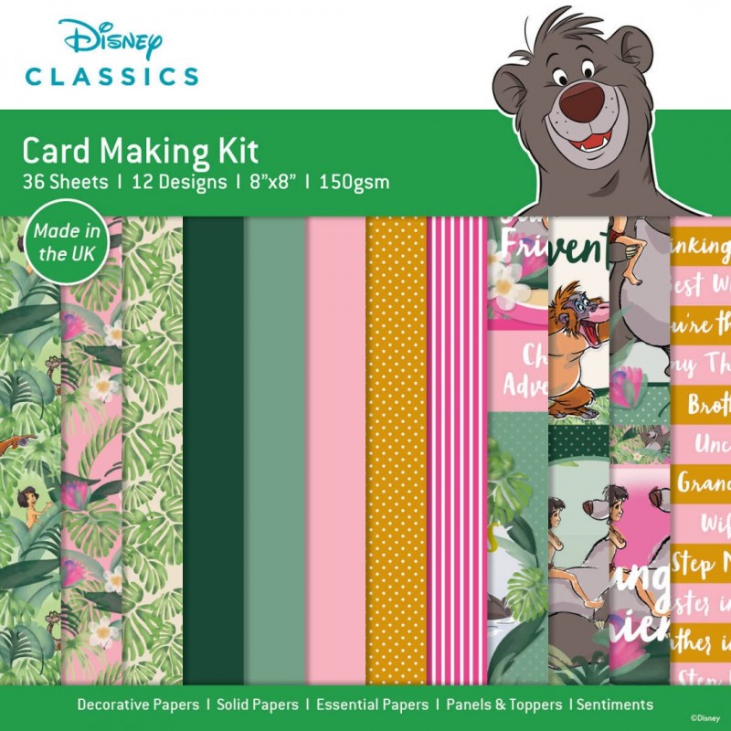 The Jungle Book - Card Making 8x8 Pad