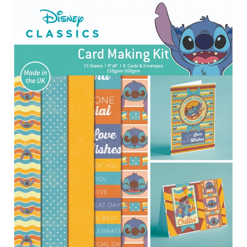 Lilo and Stitch - Card Making Kit - Makes 8 Cards Kit