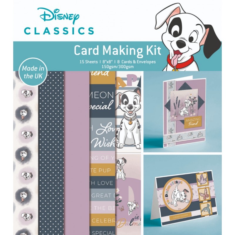 101 Dalmatians -Card Making Kit - 8 Cards