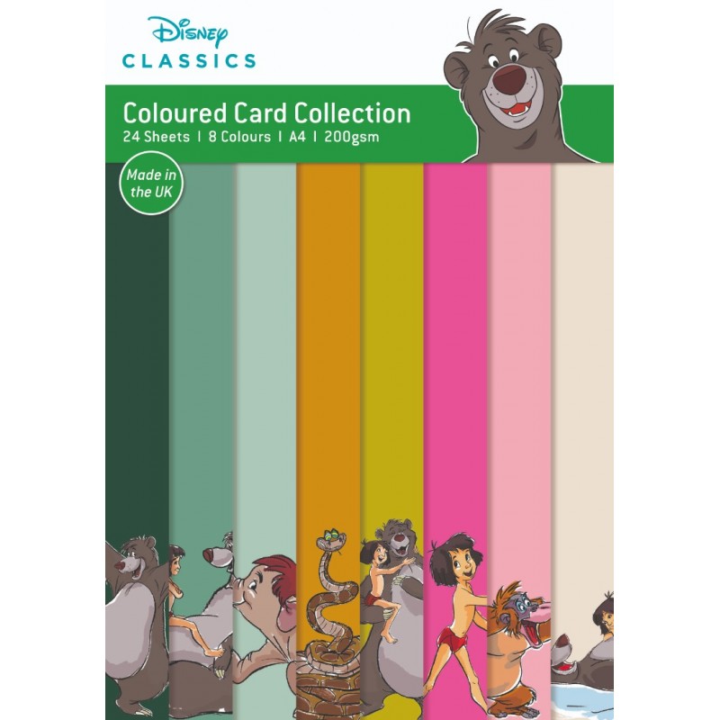 The Jungle Book - Coloured Card A4 Pack