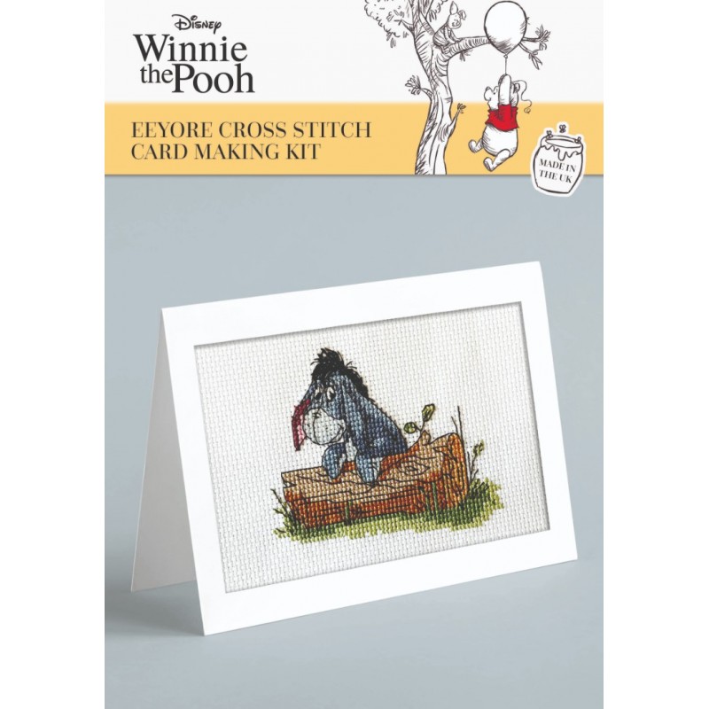 Disney Cross Stitch Card Making Kit Eeyore