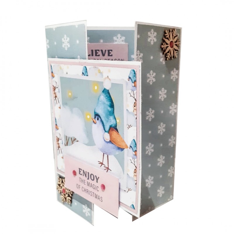 The Paper Boutique A Gnome Family Christmas 6x6 Colour Me Toppers Pad