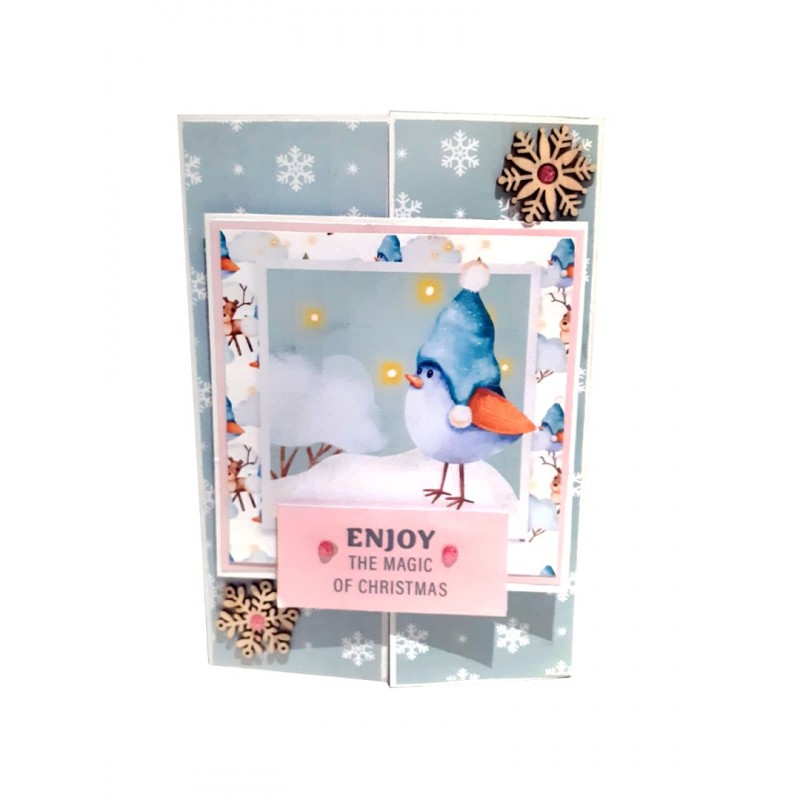 The Paper Boutique A Gnome Family Christmas 6x6 Colour Me Toppers Pad