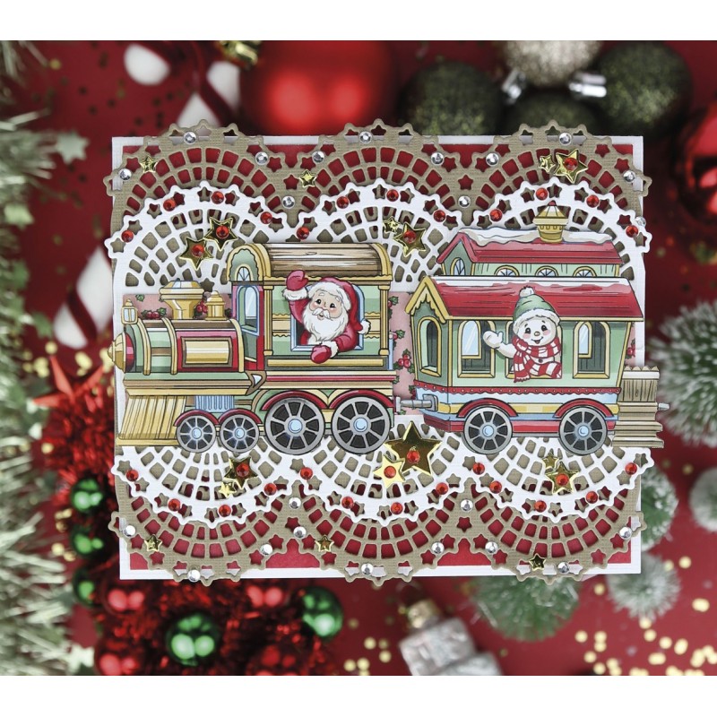 Dies - Yvonne Creations Santa's Journey - Santa's Borders