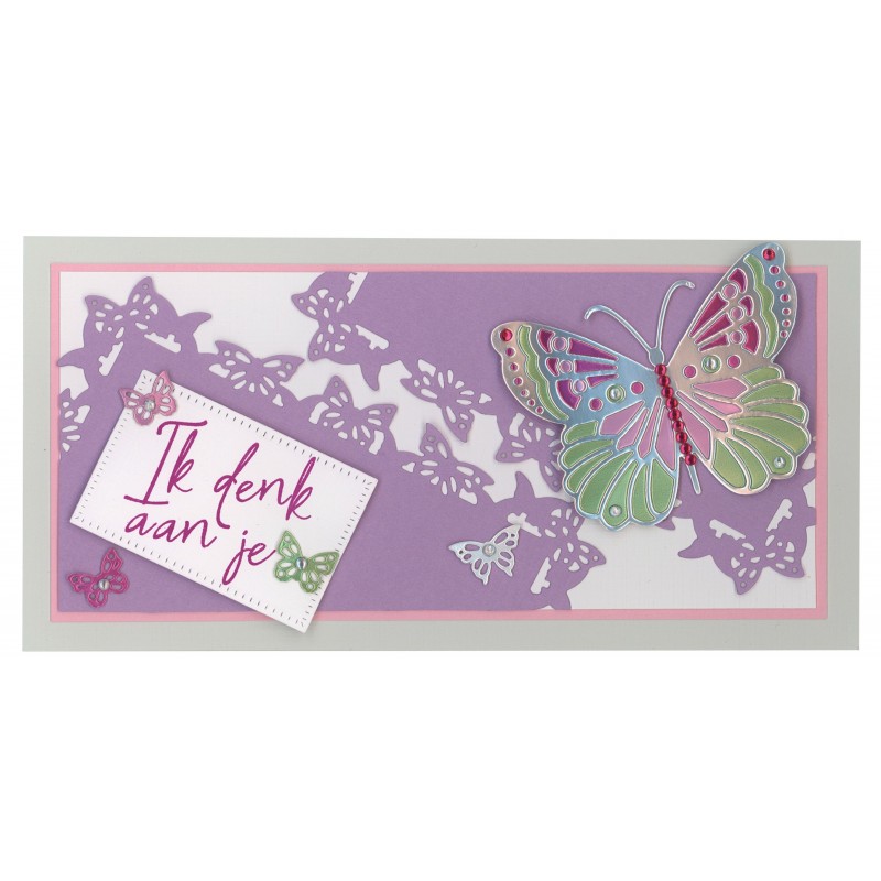 Dies - Precious Marieke - Beautiful Butterflies - Frame All kind of butterflies 4K