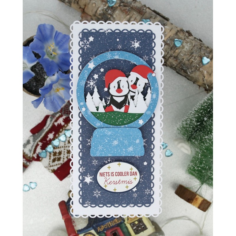 Designed by Anna - Mix and Match Cutting Dies - Globe Christmas Trees
