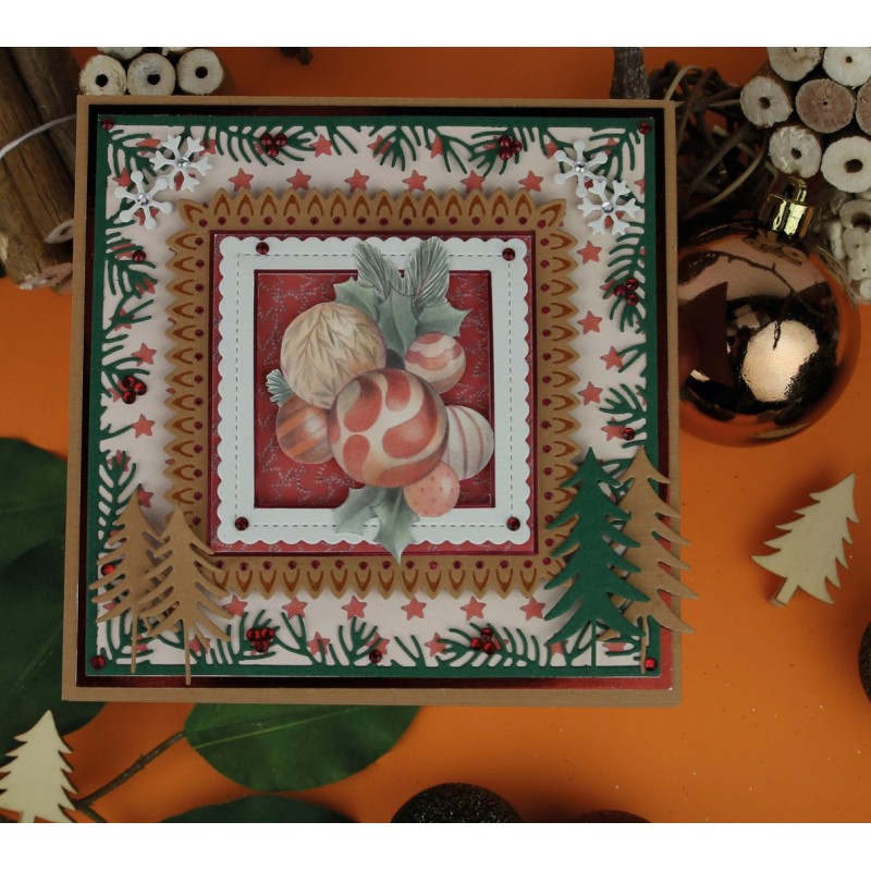 Dies - Jeanine's Art - wooden Christmas - Wooden Frame