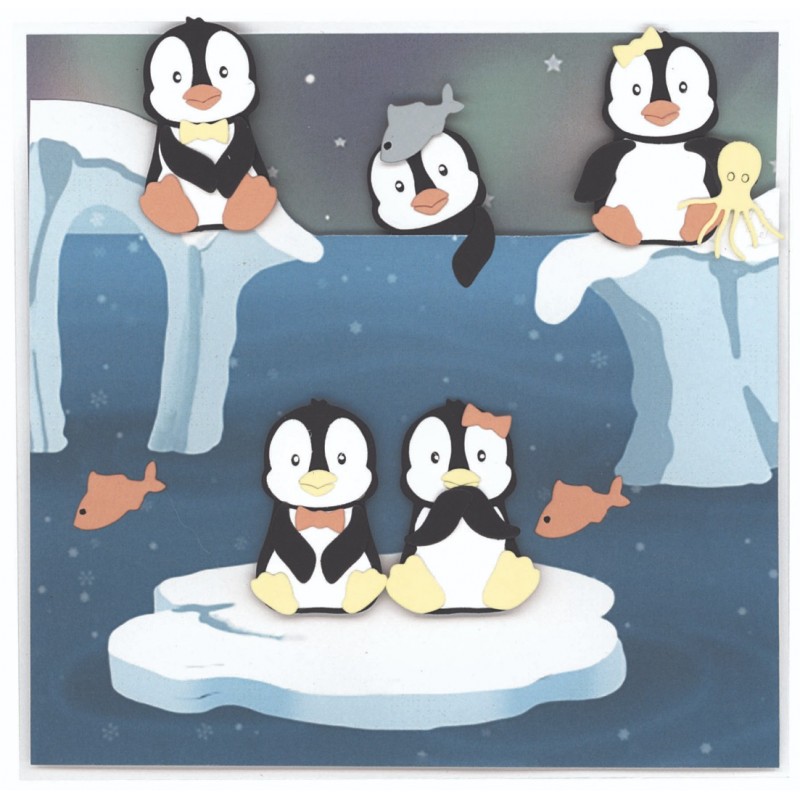 Designed by Anna - Mix and Match Cutting Dies - PATRICK PENGUIN