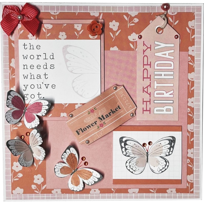 The Paper Boutique Lovely Days 8x8 Project Pad