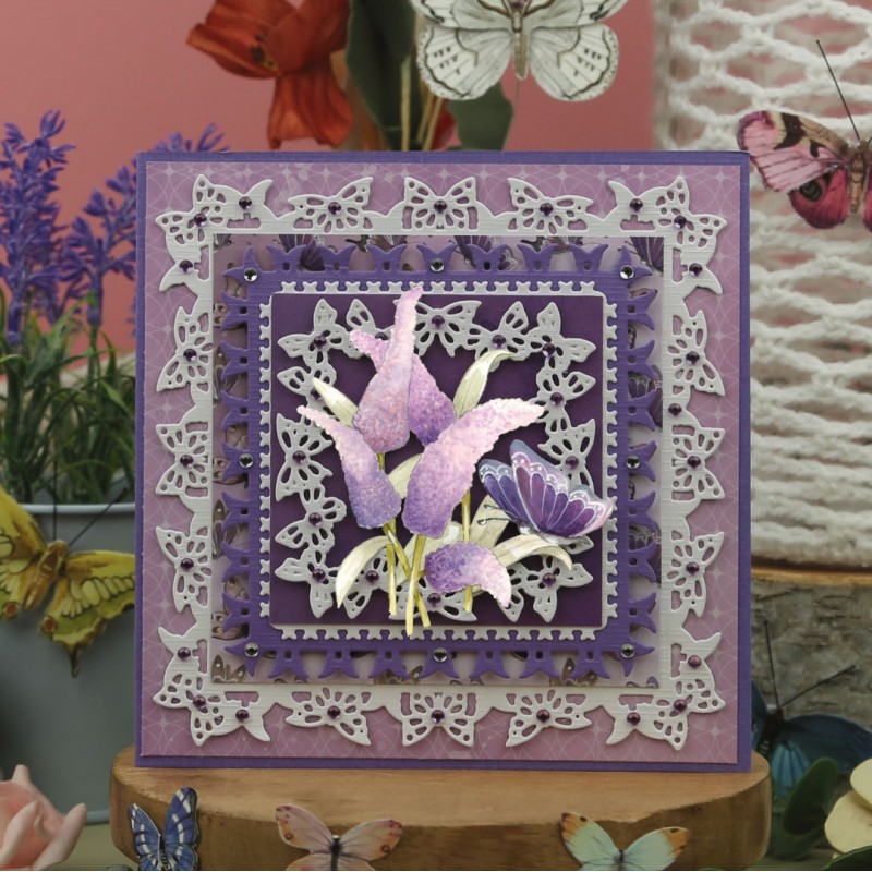 Dies - Precious Marieke - Beautiful Butterflies - Butterfly Square