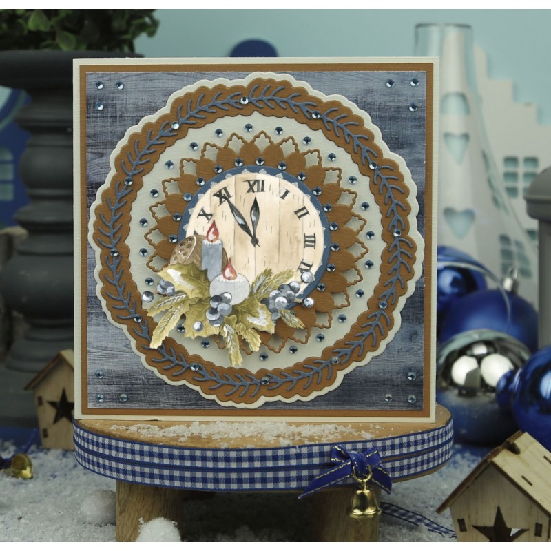 Dies - Precious Marieke - Christmas Blues - Holly Circle
