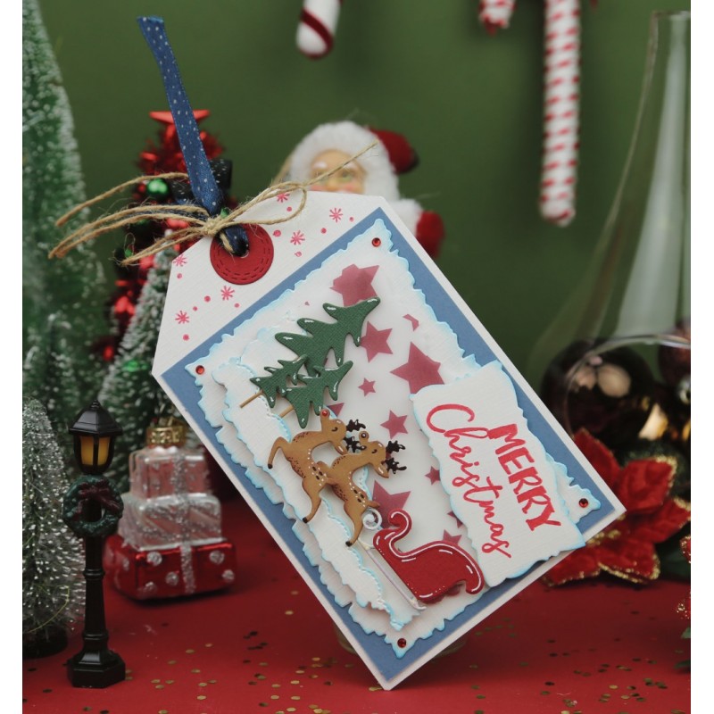 Card Deco Essentials - Mini Dies - 70 - Santa's Sledge