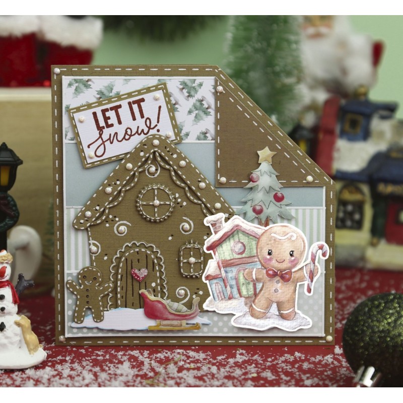 Dies - Yvonne Creations Christmas Scenery - Gingerbread House