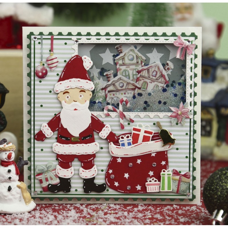 Dies - Yvonne Creations Christmas Scenery - Santa Claus