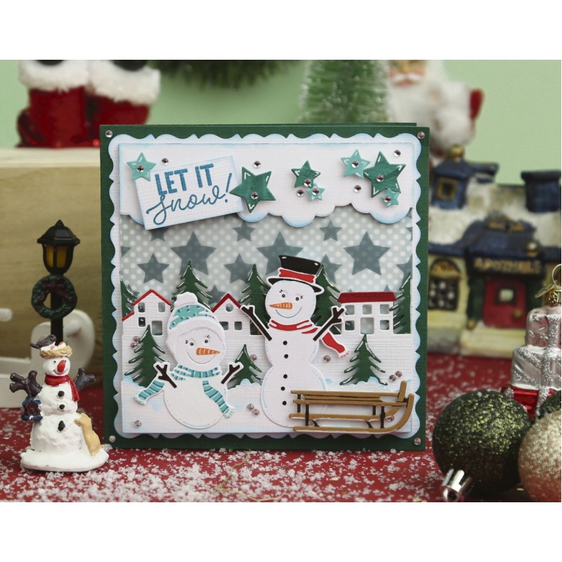 Card Deco Essentials Cutting Die - Snowmen