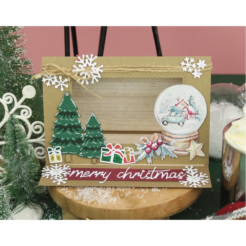 3D Cutting Sheet - Yvonne Creations - World of Christmas - Mini