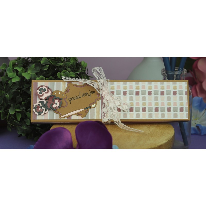 Dies - Precious Marieke - Painted Pansies - Pansies Labels