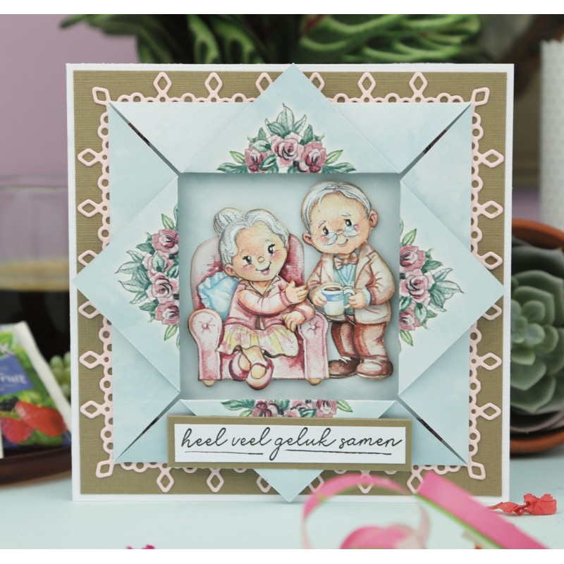 Dies - Yvonne Creations - Young at Heart - Grandparents
