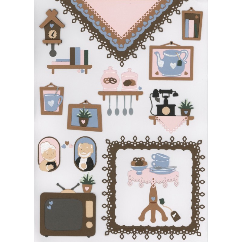 Dies - Yvonne Creations - Young at Heart - Home Accessoires