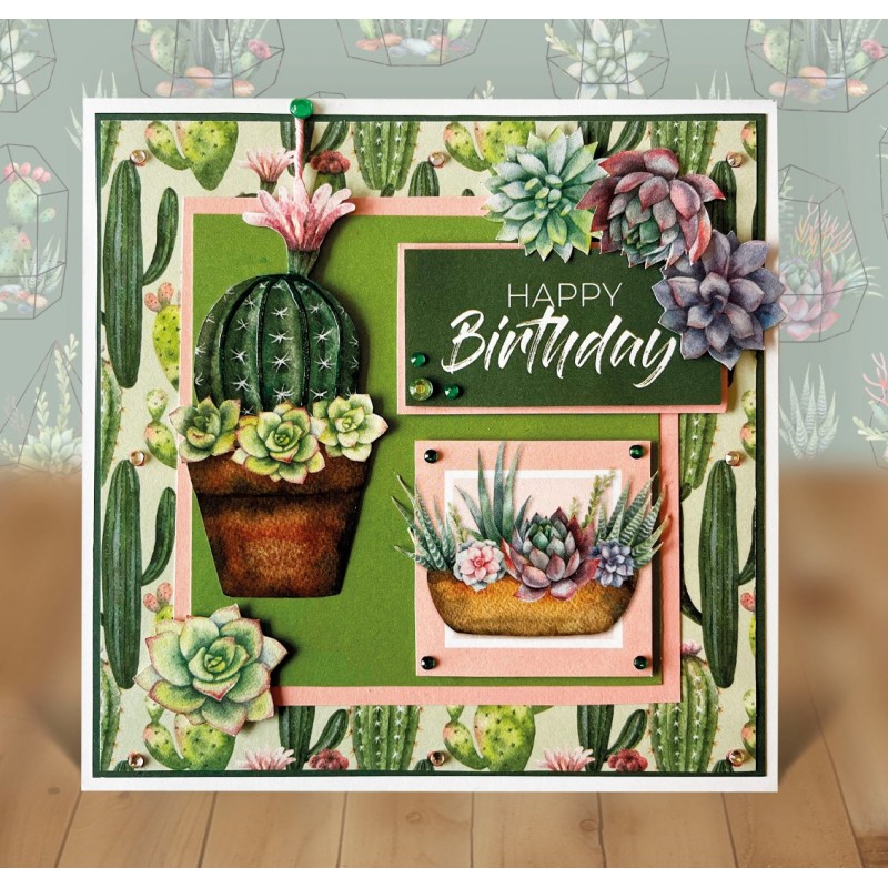 The Paper Boutique Lookin Sharp 8x8 Embellishments Pad