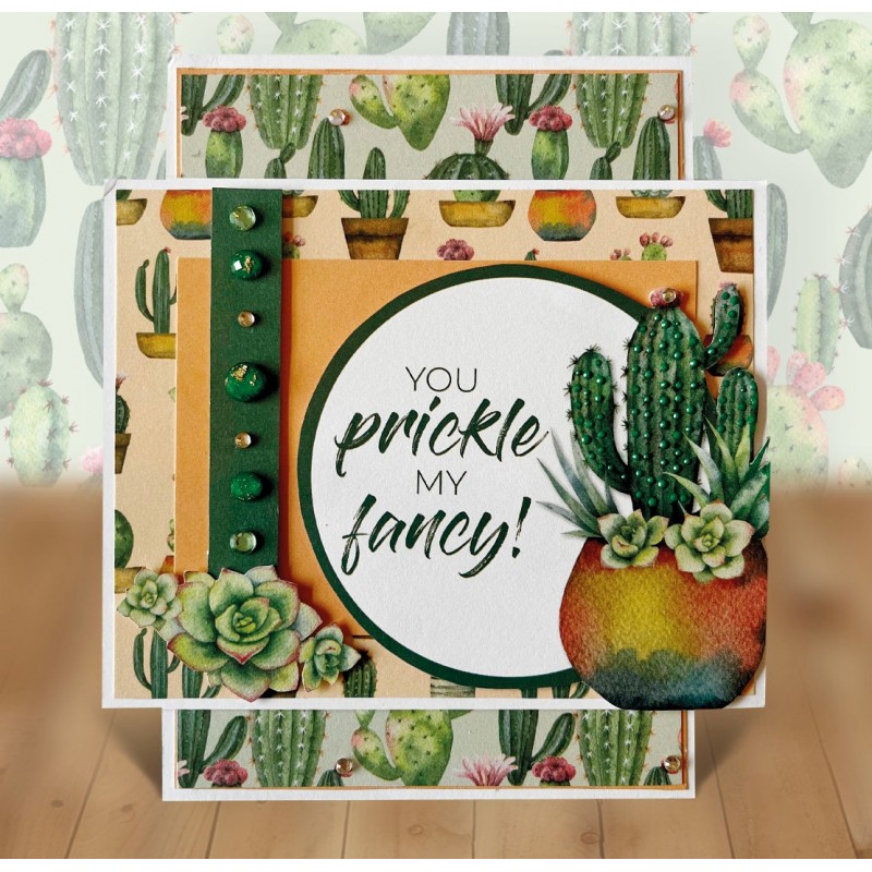 The Paper Boutique Lookin Sharp 8x8 Embellishments Pad