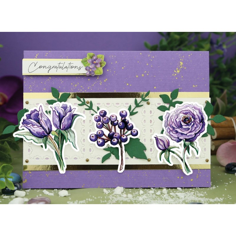 Dies - Yvonne Creations - Very Purple - Branches