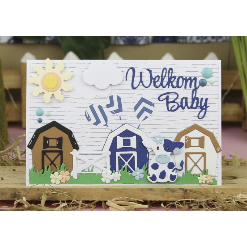 Designed by Anna - Mix and Match Cutting Dies - Sun and Clouds