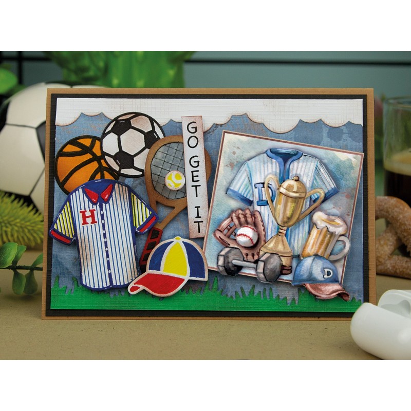 3D Push Out - Yvonne Creations - Men in Style - Sports
