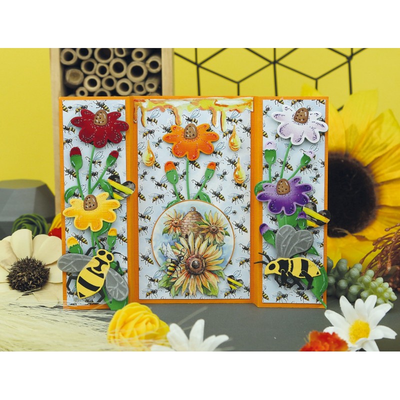 Dies - Yvonne Creations - Bee Honey - Bees
