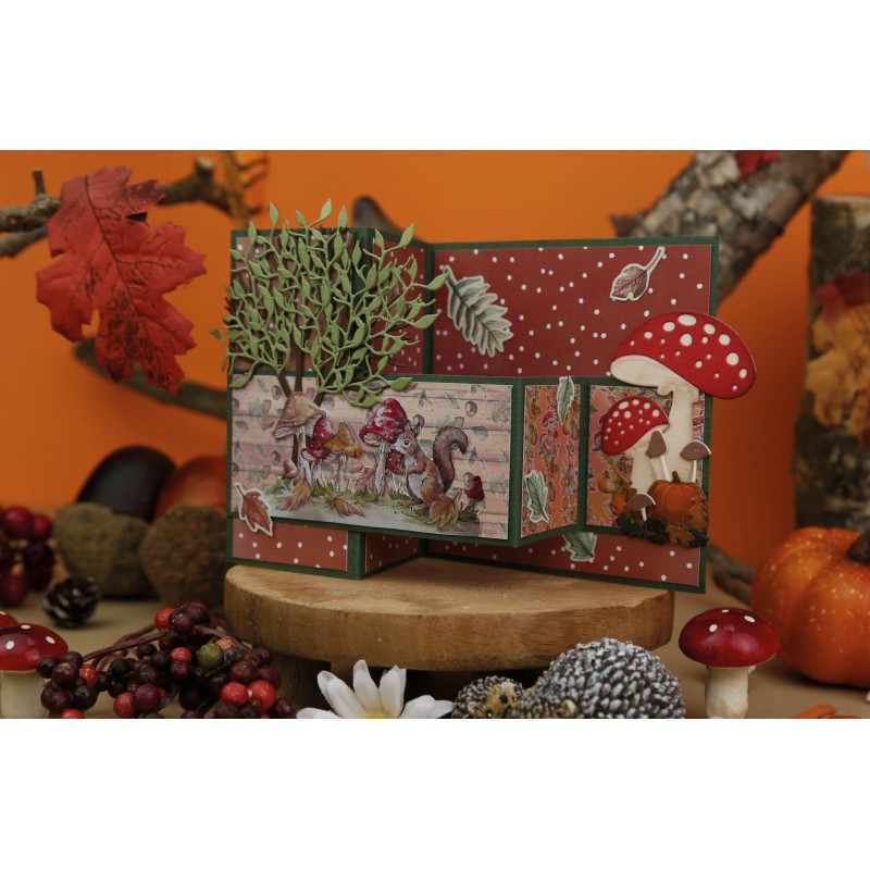 Dies - Yvonne Creations - Awesome Autumn - Autumn Mushrooms