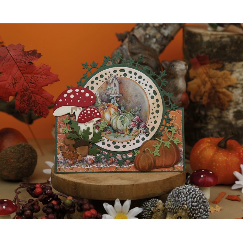 Dies - Yvonne Creations - Awesome Autumn - Autumn Mushrooms