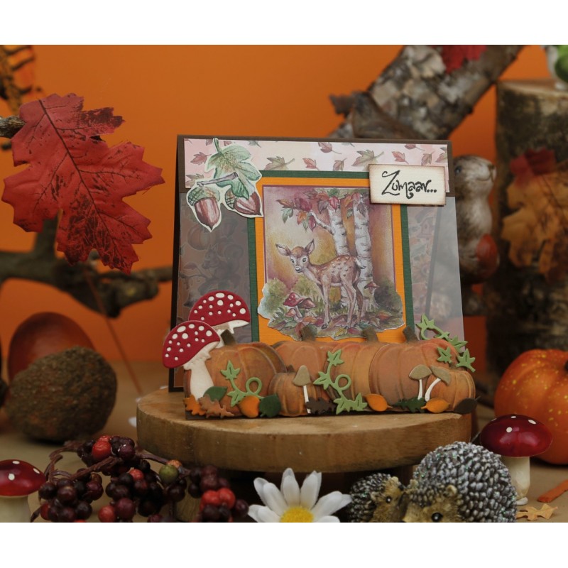 Dies - Yvonne Creations - Awesome Autumn - Autumn Mushrooms