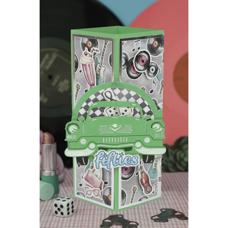 Dies - Yvonne Creations Back to the fifties - Fifties Cars