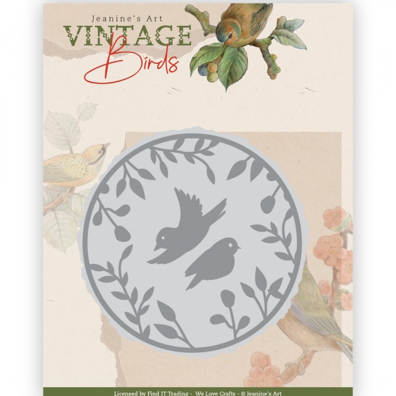 Dies - Jeanine's Art - Vintage Birds - Birds Circle