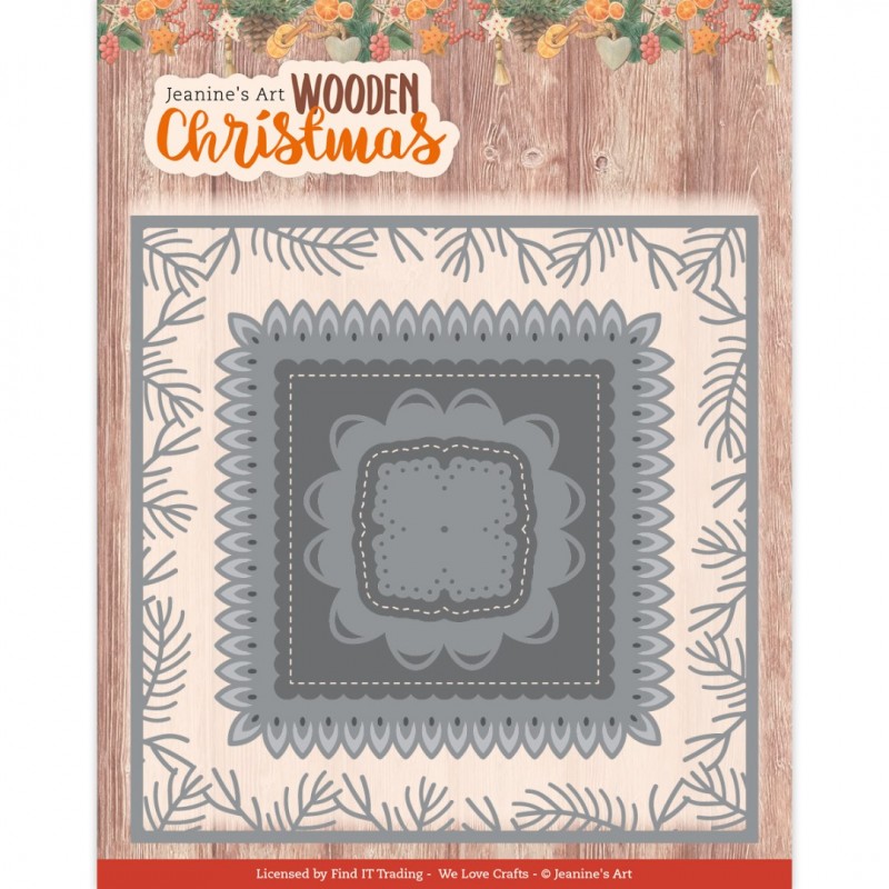 Dies - Jeanine's Art - wooden Christmas - Wooden Frame