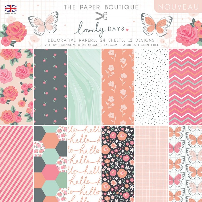 The Paper Boutique Lovely Days 12x12 Paper Pad