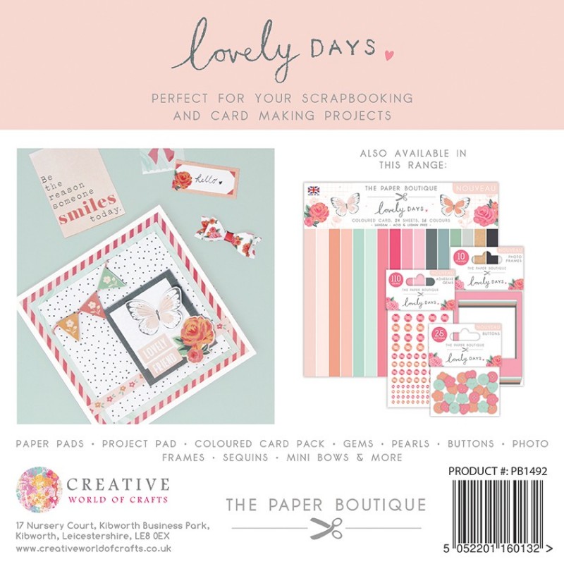 The Paper Boutique Lovely Days 8x8 Paper Pad