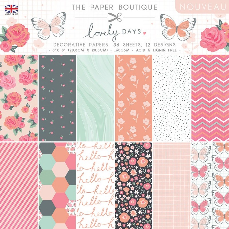 The Paper Boutique Lovely Days 8x8 Paper Pad