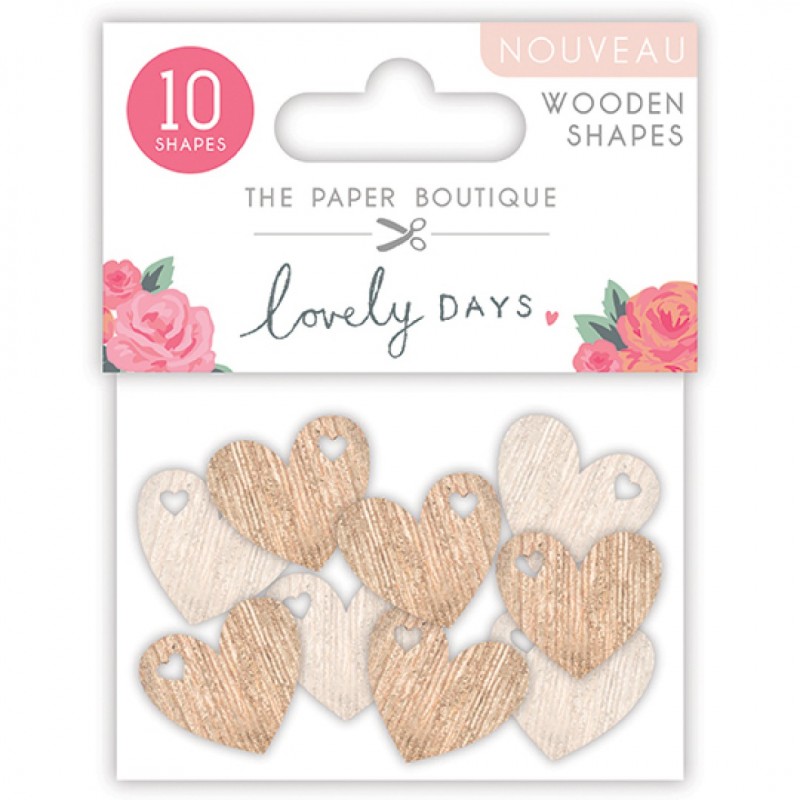 The Paper Boutique Lovely Days Wooden Shapes