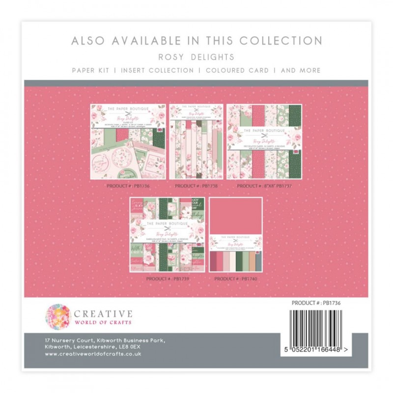 The Paper Boutique Rosy Deligths Paper Kit